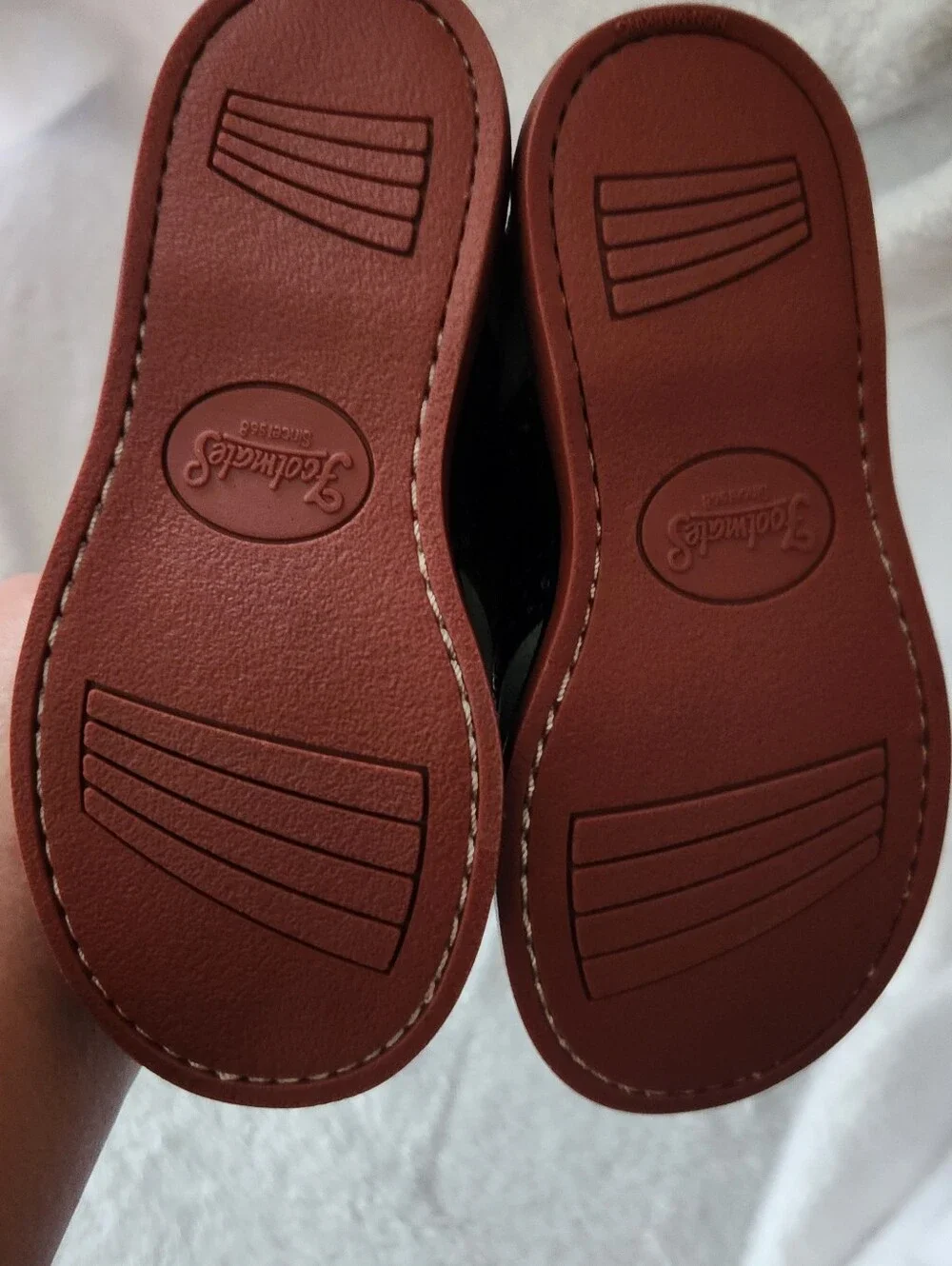 Kids Grey Footmate Suede & Patent Accent Dress Shoes